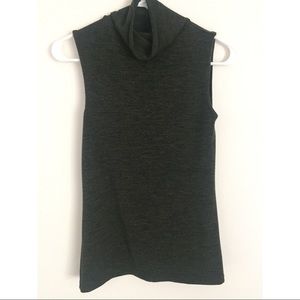 French Connection Sleeveless Turtleneck Top